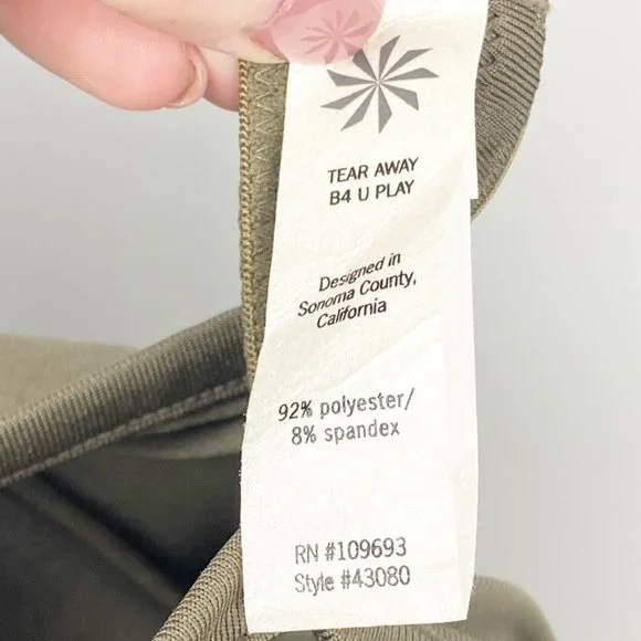 ATHLETA Brown Bra Cami Tank Crossback 34DD - Picture 3 of 10